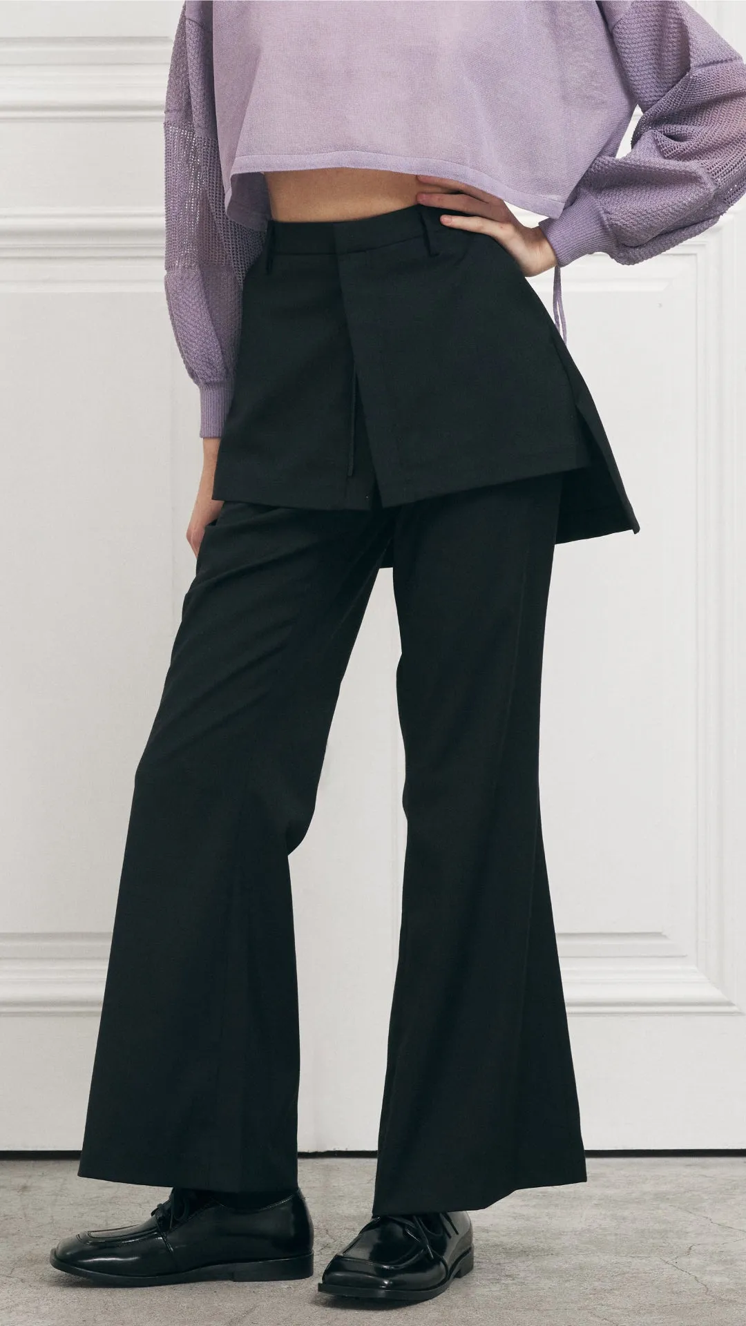 2-in-1 Flared Pants