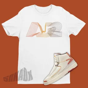 3D Print Shirt To Match Maison Chateau Rouge Air Jordan 2