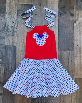 4th Of July Minnie Mouse Dress