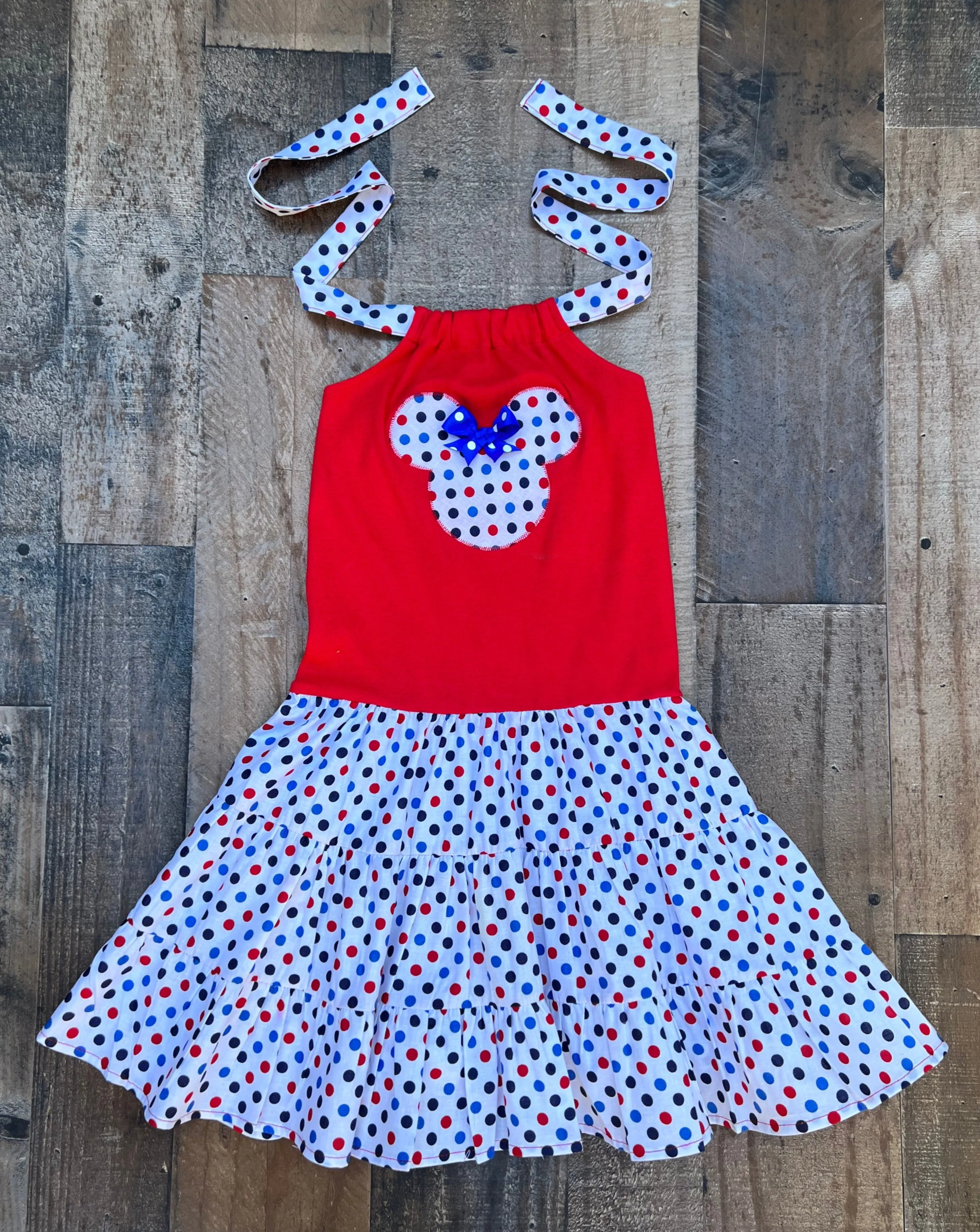 4th Of July Minnie Mouse Dress