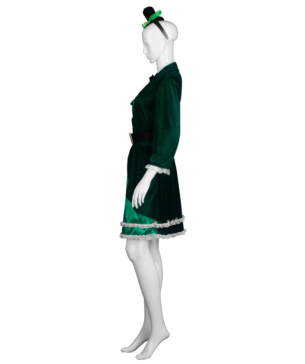 Adult Women's Luscious Leprechaun Costume | Green Cosplay Costume