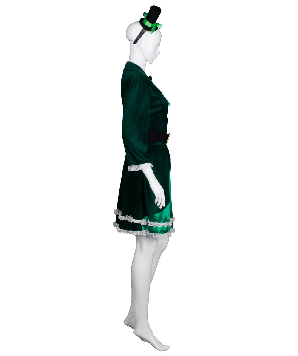 Adult Women's Luscious Leprechaun Costume | Green Cosplay Costume