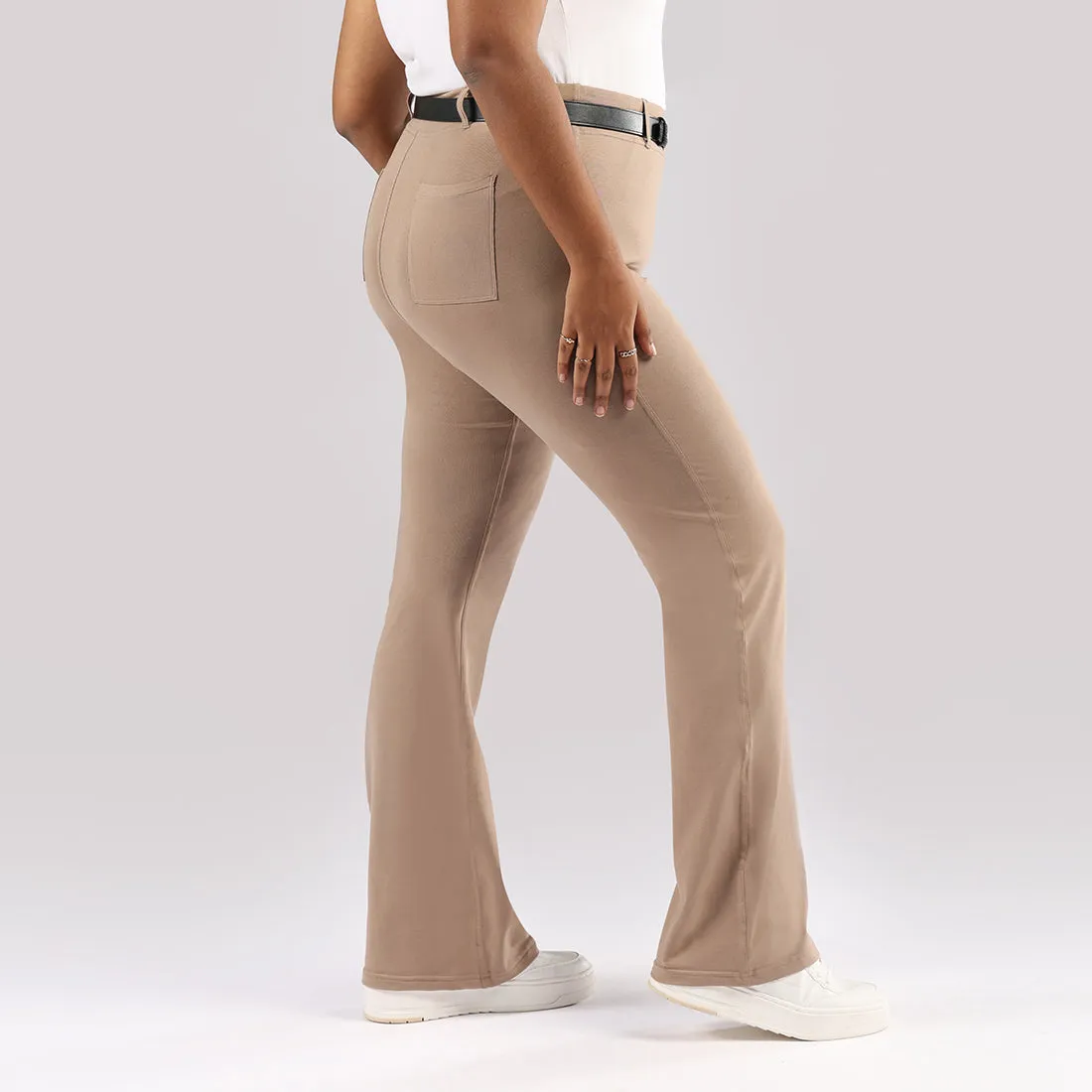 AM:PM Cotton Flare Pants - Lite Tall