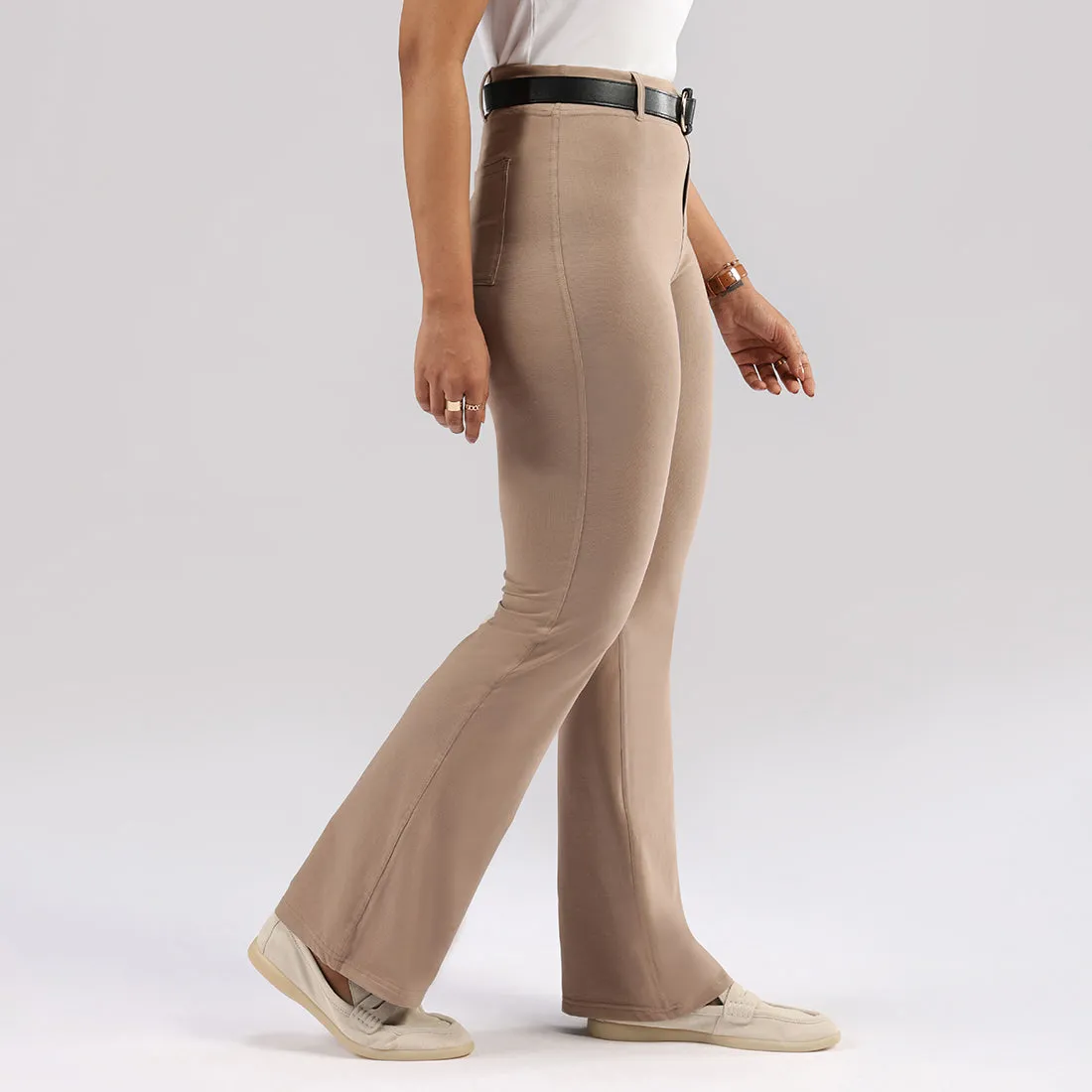 AM:PM Cotton Flare Pants - Lite Tall