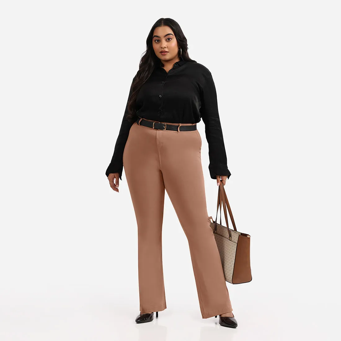 AM:PM Cotton Flare Pants - Lite Tall