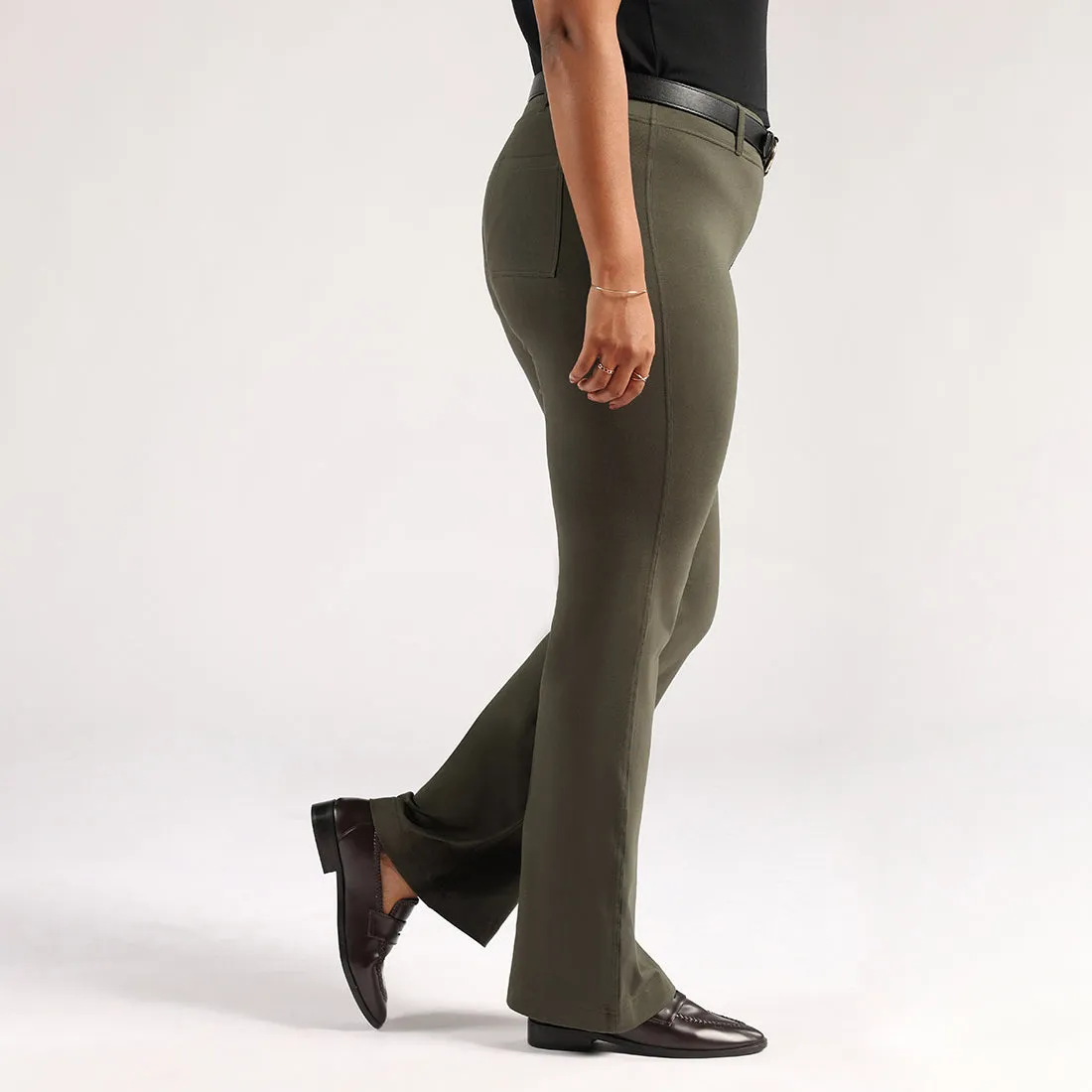 AM:PM Cotton Flare Pants - Lite Tall