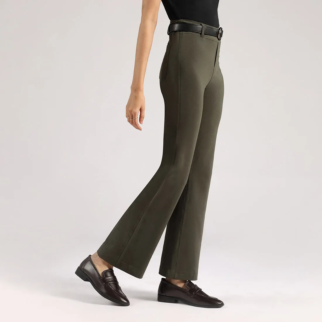 AM:PM Cotton Flare Pants - Lite Tall