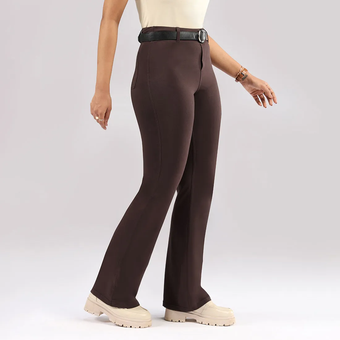 AM:PM Cotton Flare Pants - Lite Tall