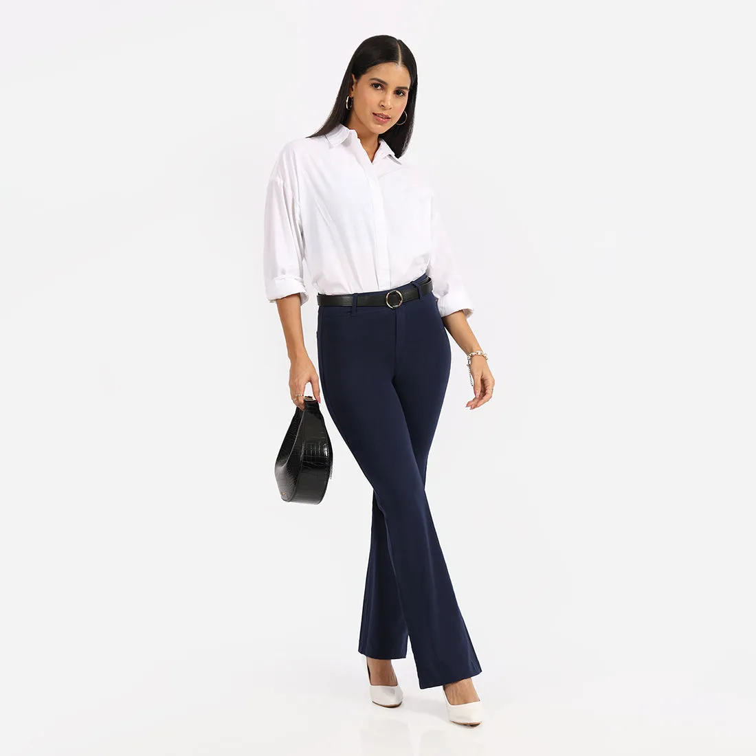 AM:PM Cotton Flare Pants - Lite Tall