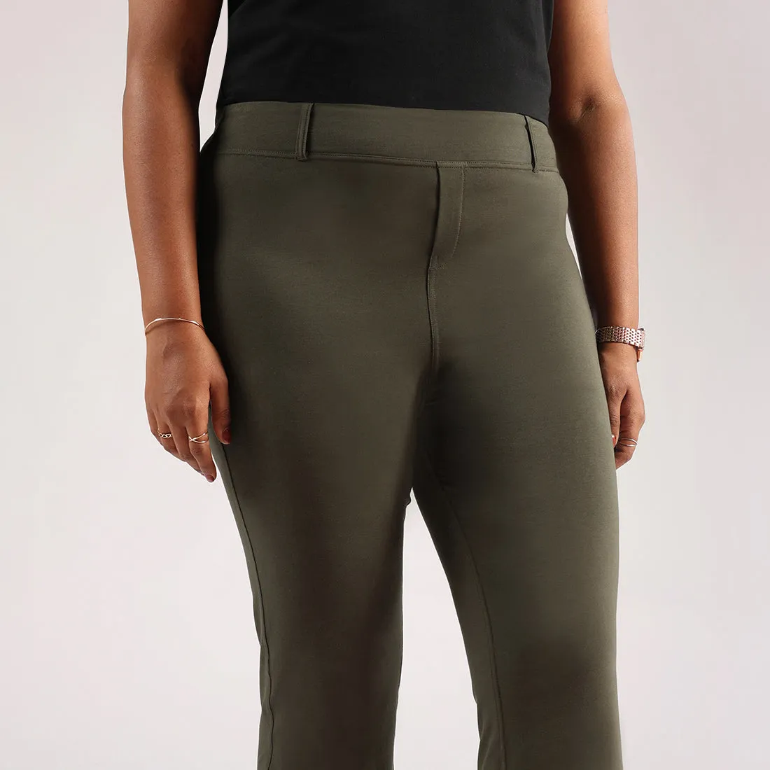 AM:PM Cotton Flare Pants - Lite Tall