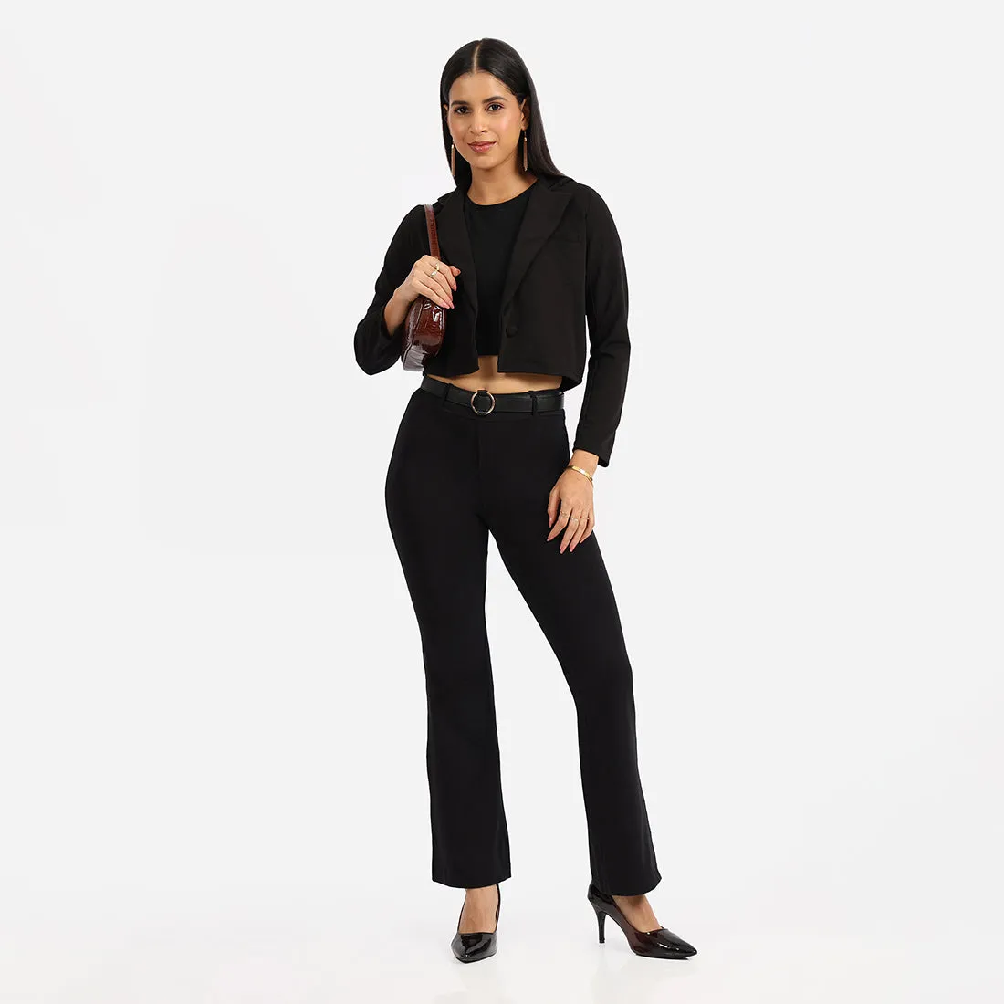 AM:PM Cotton Flare Pants - Lite Tall