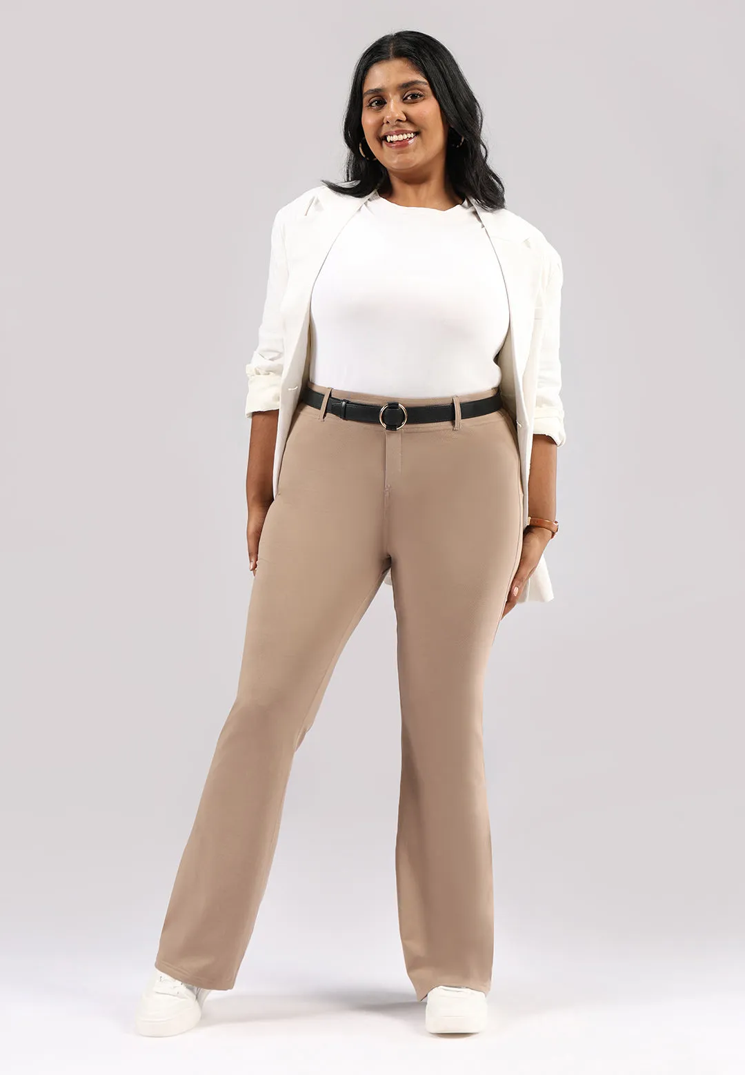 AM:PM Cotton Flare Pants - Lite Tall