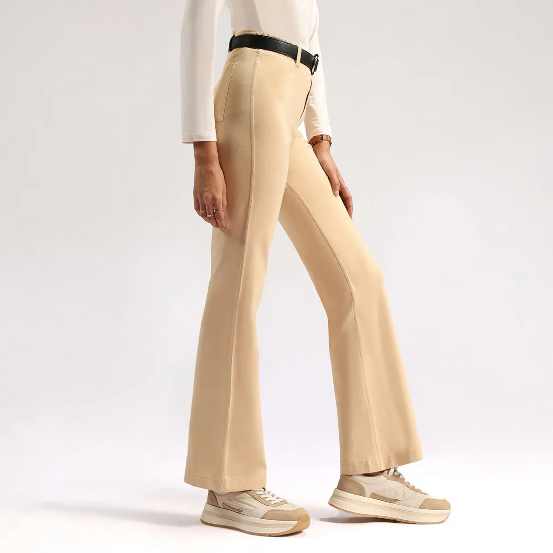 AM:PM Cotton Flare Pants - Lite Tall