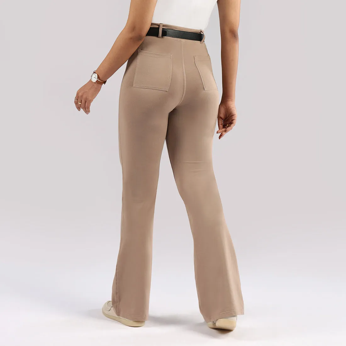 AM:PM Cotton Flare Pants - Lite