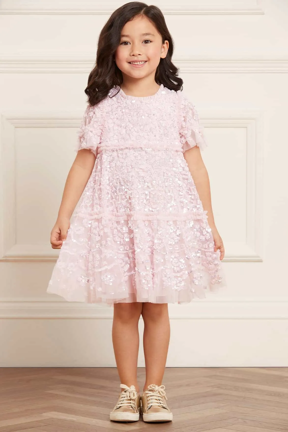 Annie Sequin Short Sleeve Kids Dress