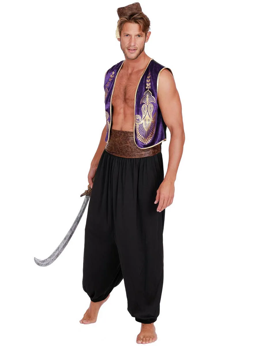 Arabian Prince Mens Deluxe Aladdin Dress Up Costume