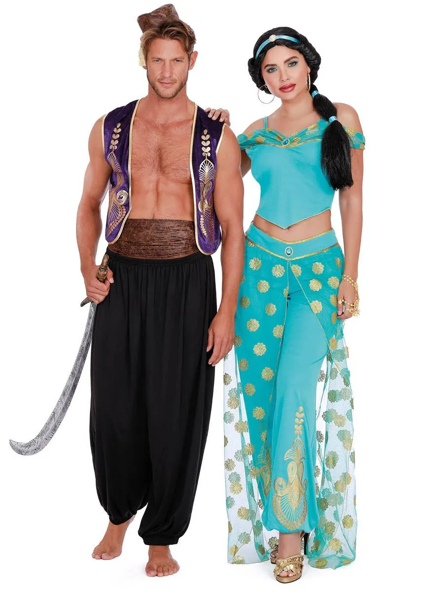 Arabian Prince Mens Deluxe Aladdin Dress Up Costume