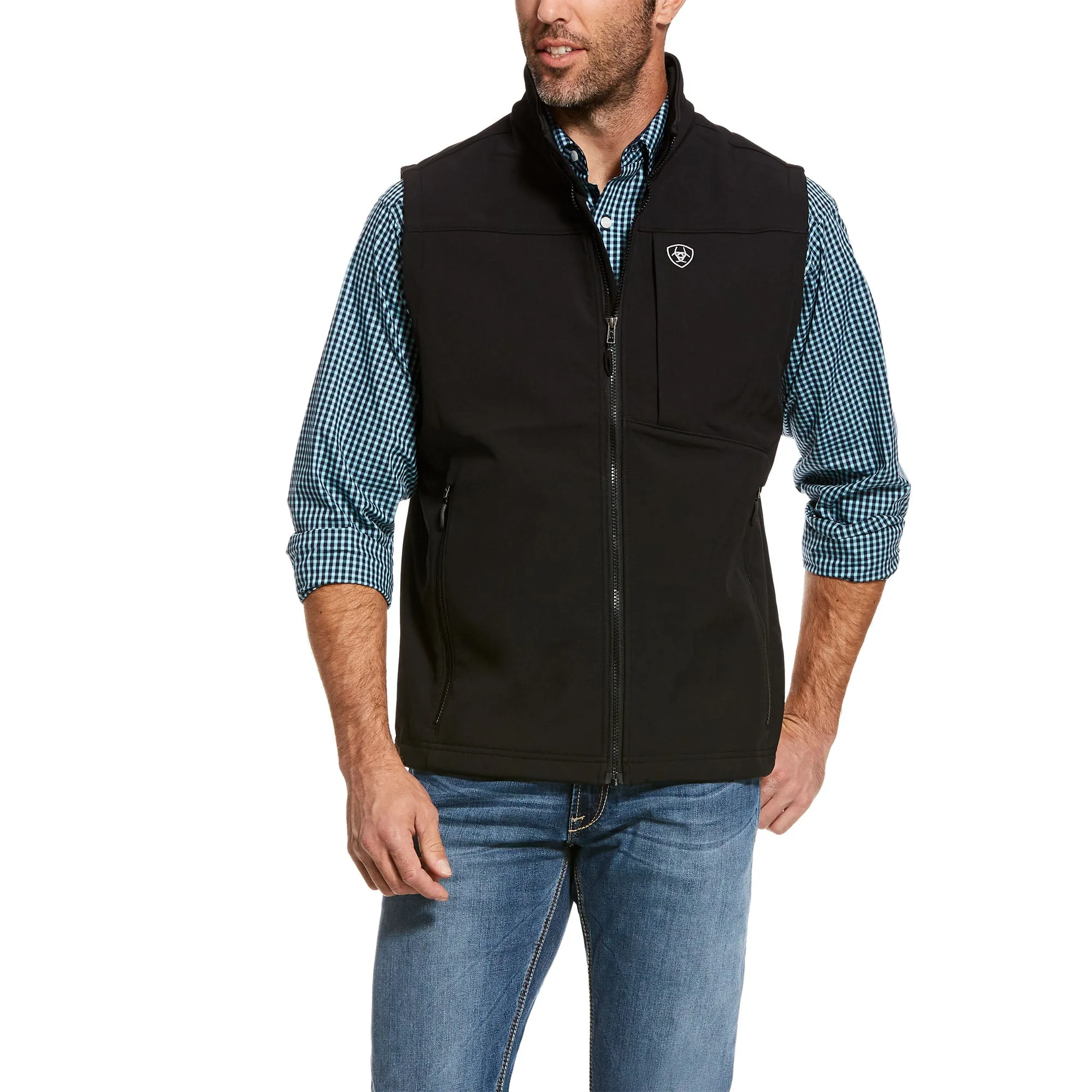 ARIAT Men's Logo 2.0 Softsheel Vest 10028321