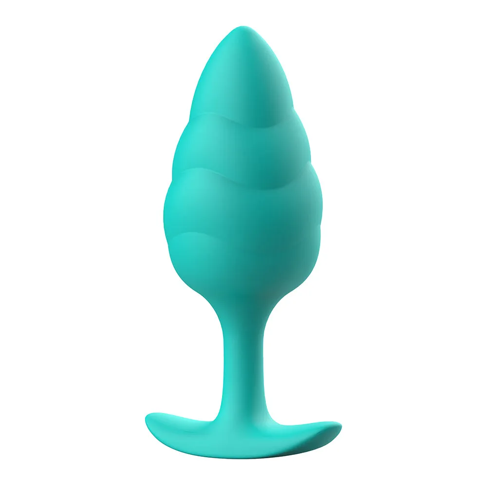 B Swish Bfilled Basic Plus Wave Anal Plug Seafoam