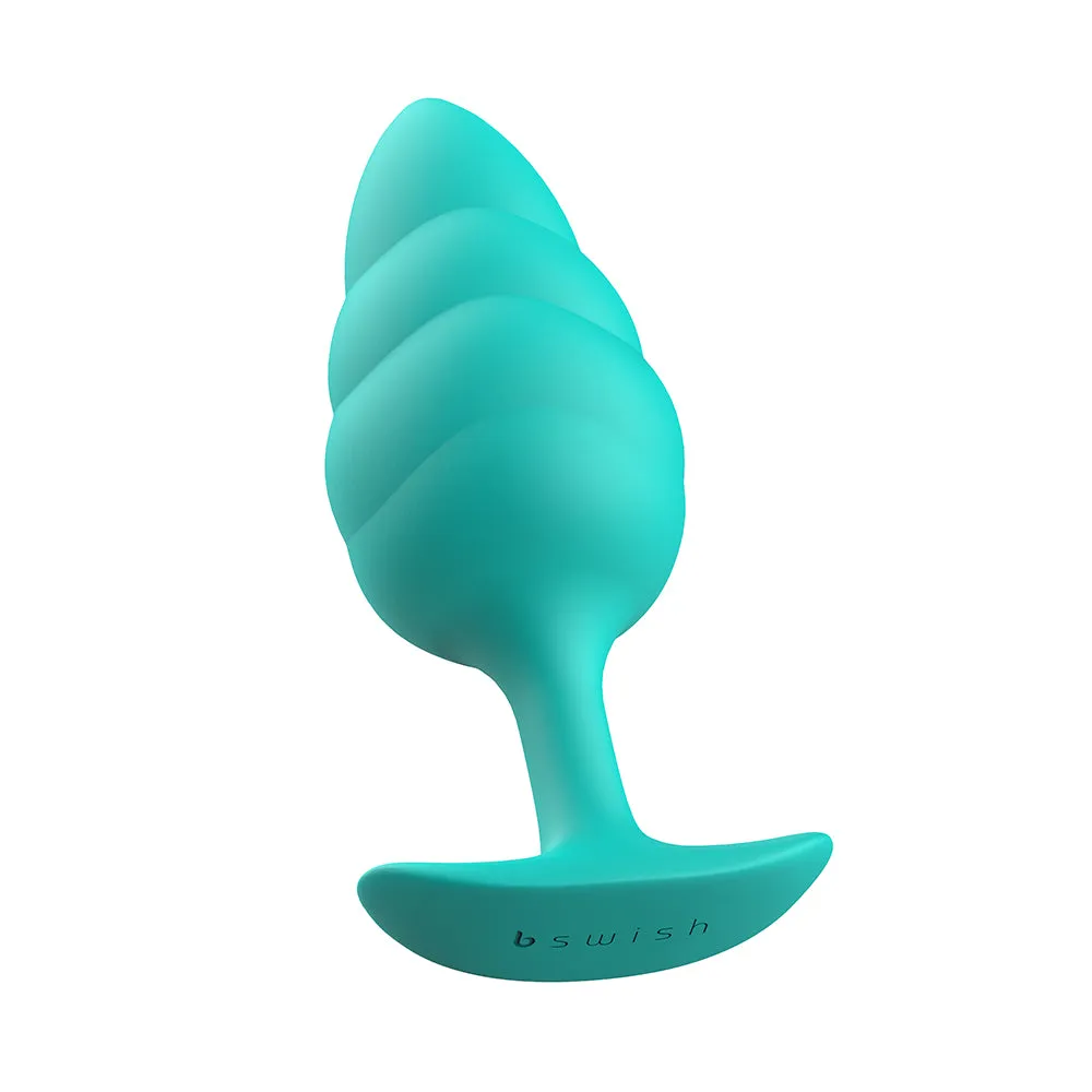 B Swish Bfilled Basic Plus Wave Anal Plug Seafoam