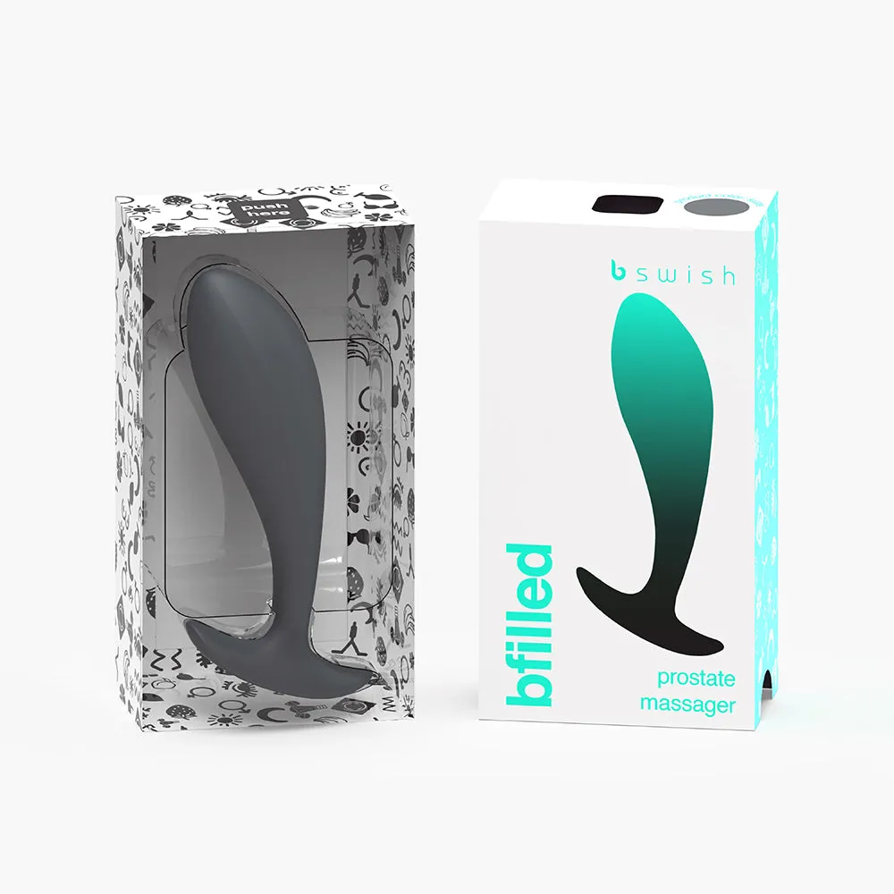 B Swish Bfilled Basic Prostate Massager Slate