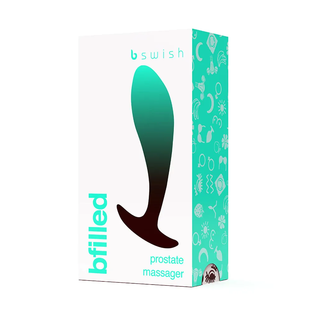 B Swish Bfilled Basic Prostate Massager Slate