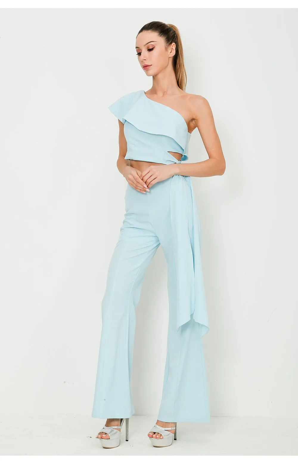 Baby Blue Ula Flared Pants