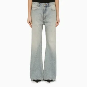 BALENCIAGA Light Blue Flared Jeans for Women