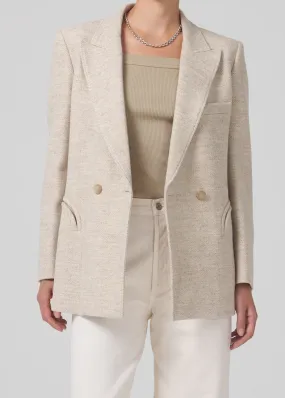 Blazé Milano Every Night Blazer in Whisp Snow