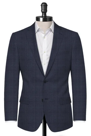 Blue & Grey Tweed Blazer