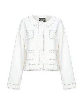 Boutique Moschino Women Blazer White 14 UK