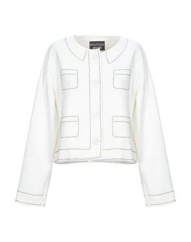 Boutique Moschino Women Blazer White 14 UK