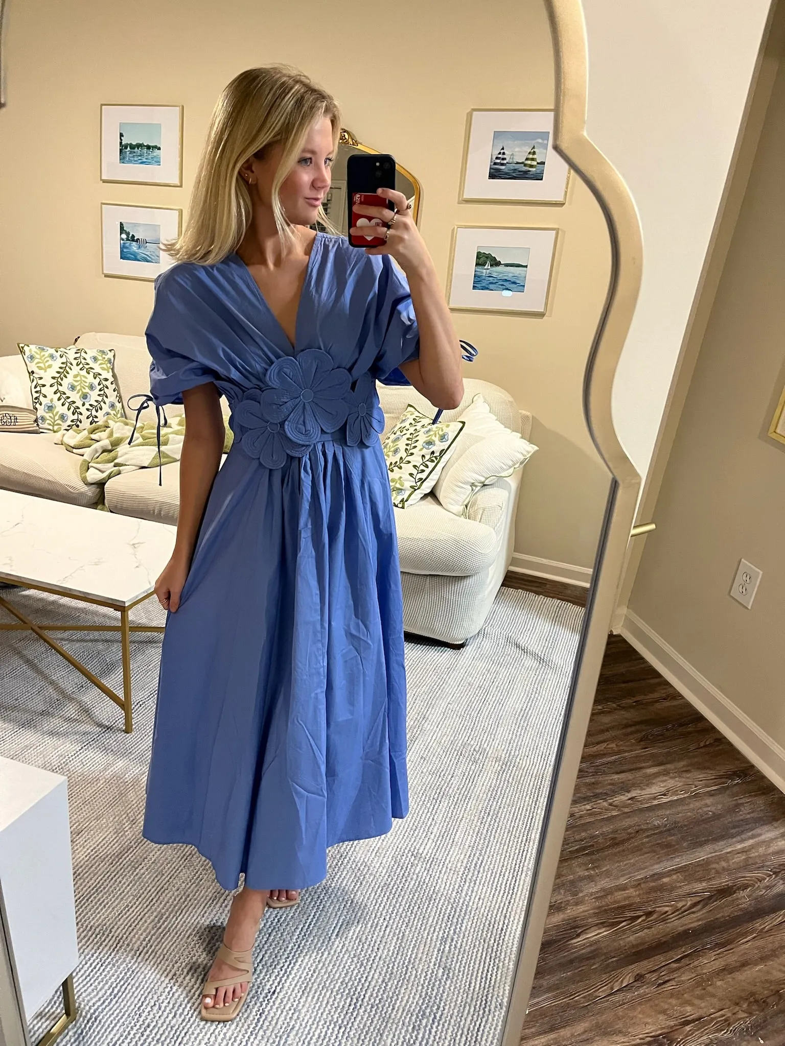 Camila Dress - Blue