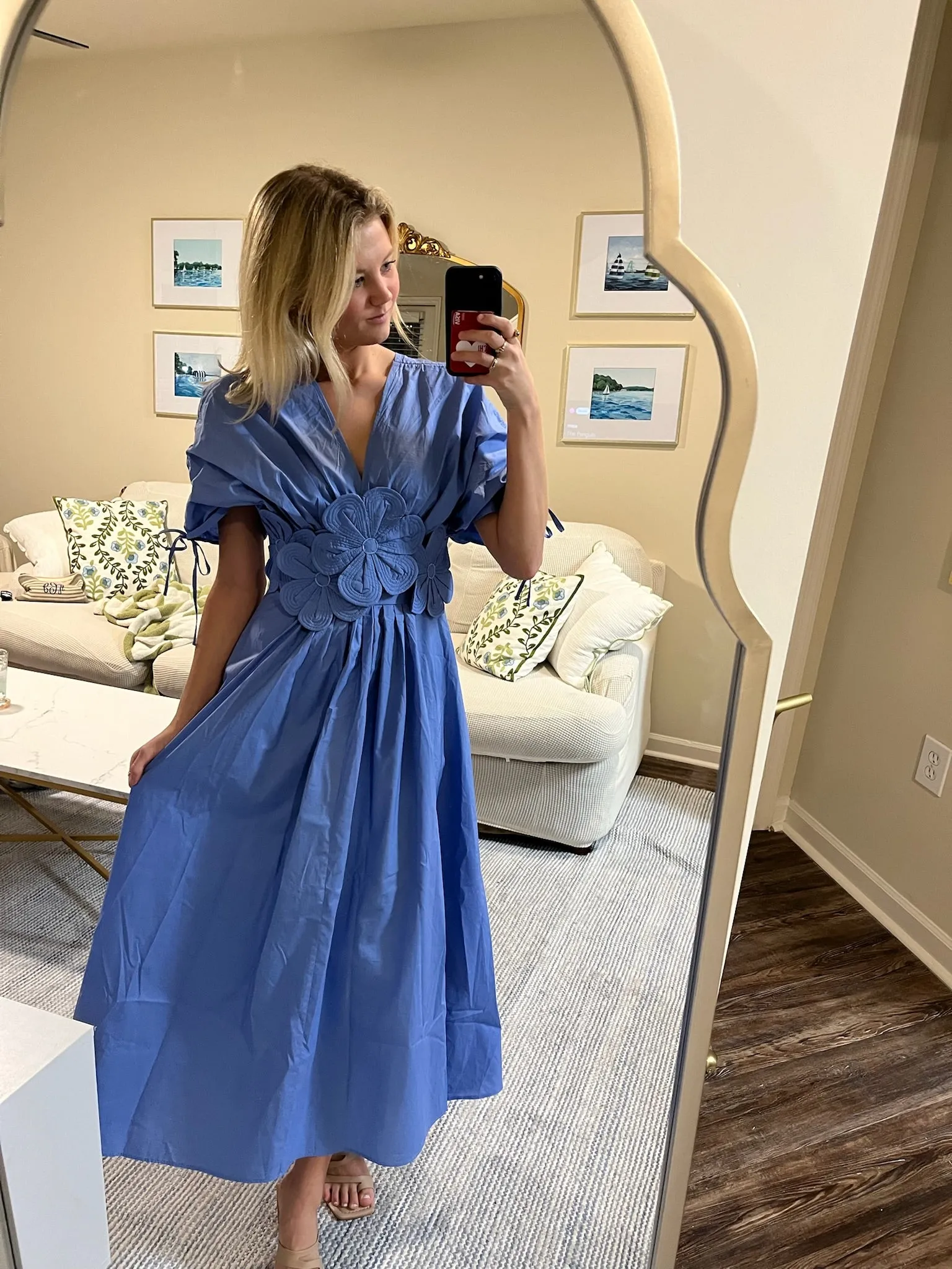 Camila Dress - Blue