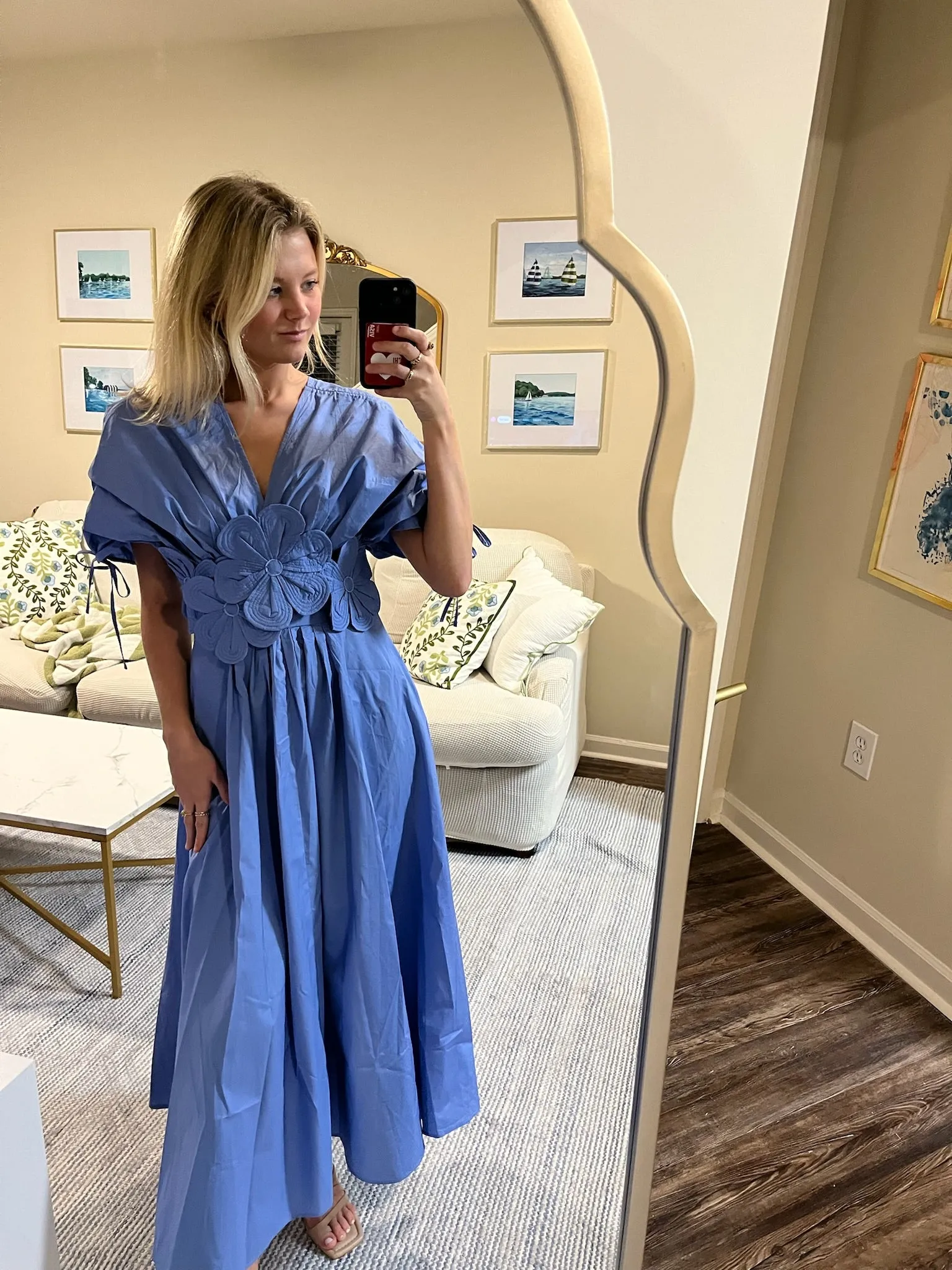 Camila Dress - Blue