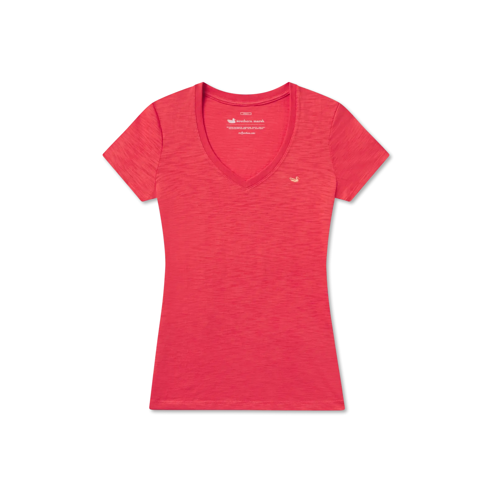 Caroline V-Neck Tee - Slub