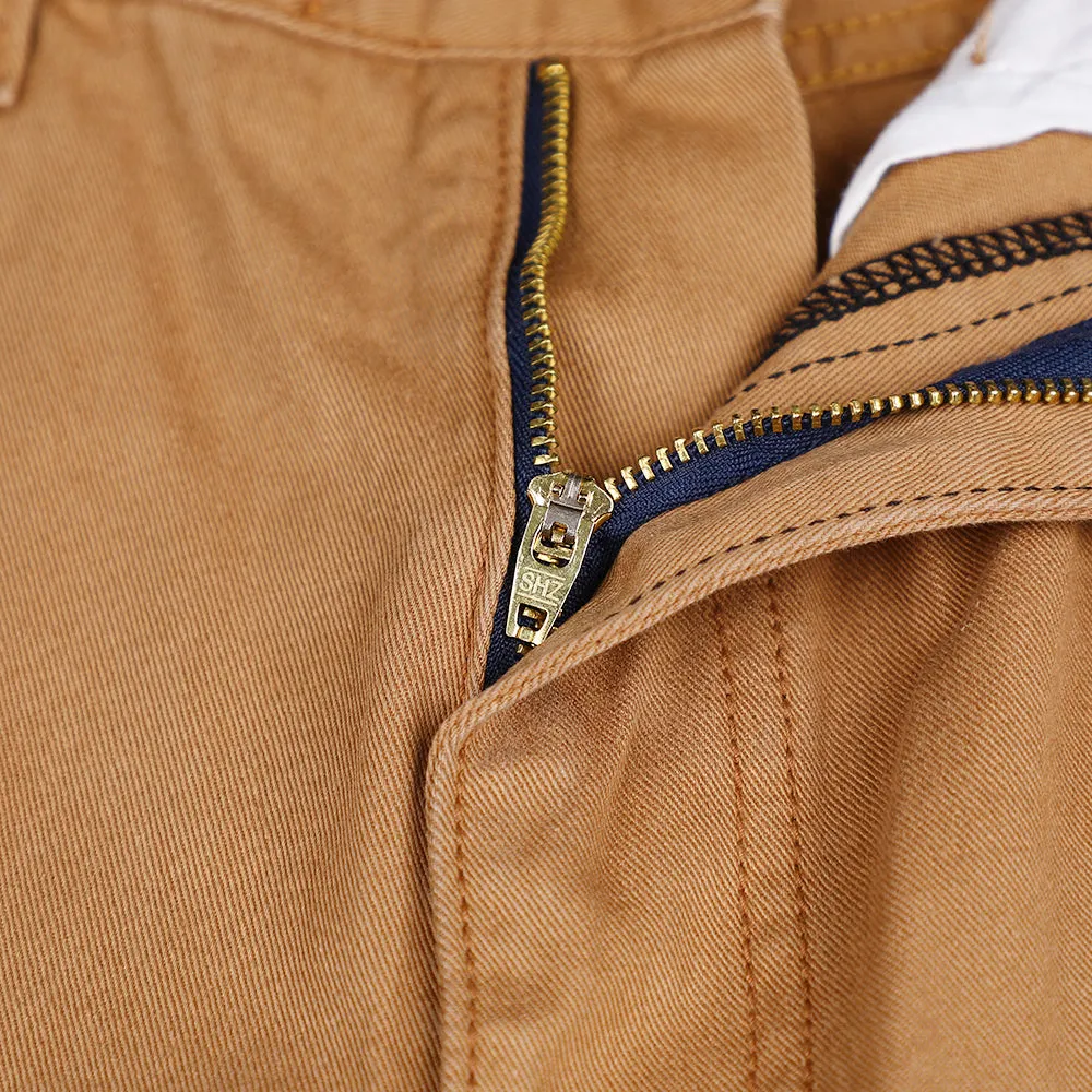 CARPENTER LOOSEFIT COTTON SHORT PANTS CAMEL