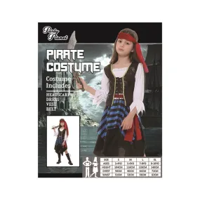 Children Carribean Pirate Girl Costume