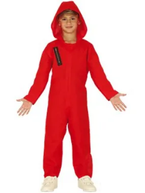 Children's Red Heist Jumpsuit