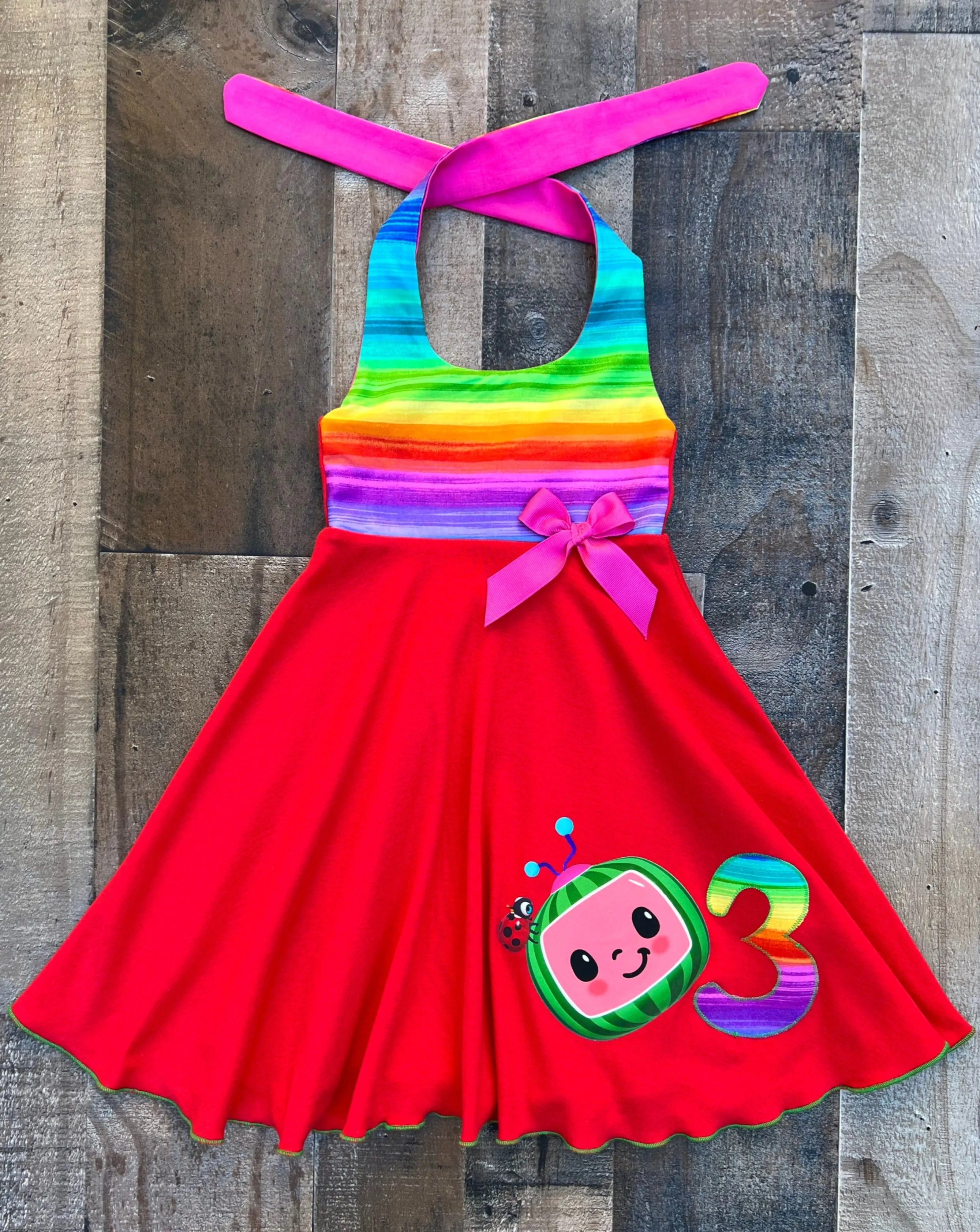 Cocomelon Birthday Girl Twirl Dress