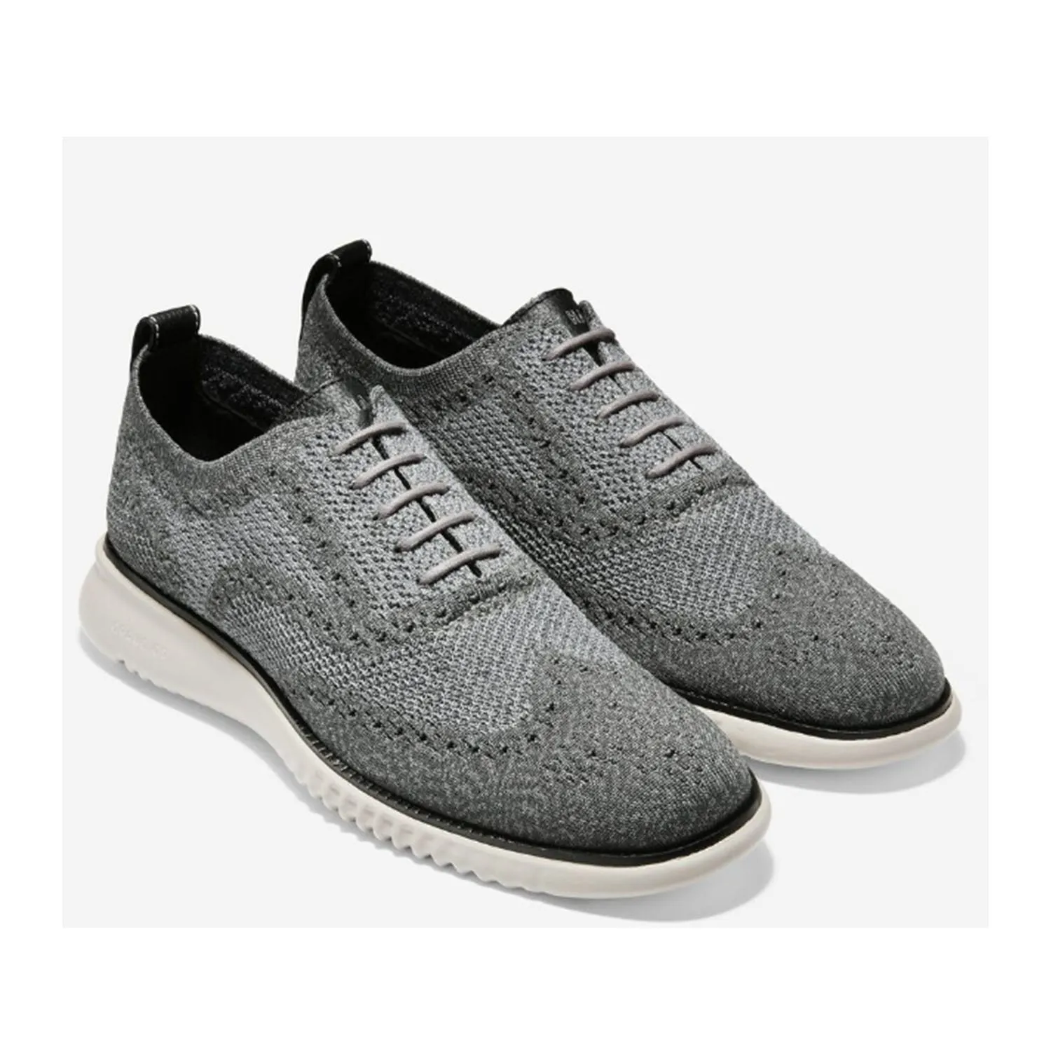 Cole Haan Men's 2.Zerogrand Stitchlite Oxford in Magnet/Ironstone/Vapor