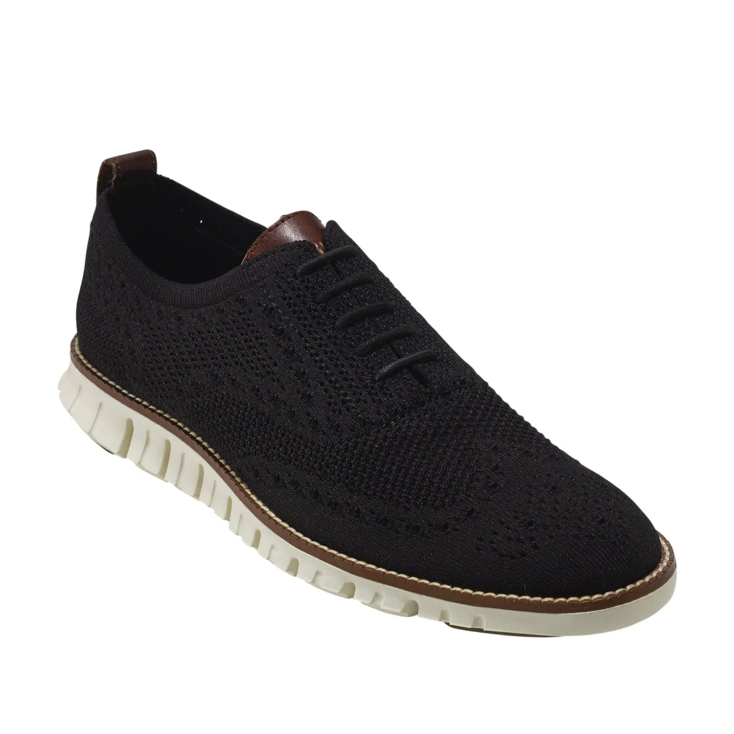 Cole Haan Men's Zerogrand Stitchlite Oxford in Black/Ivory