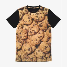 Cookies Unisex All Over Photo Print Food Fashion T-Shirt