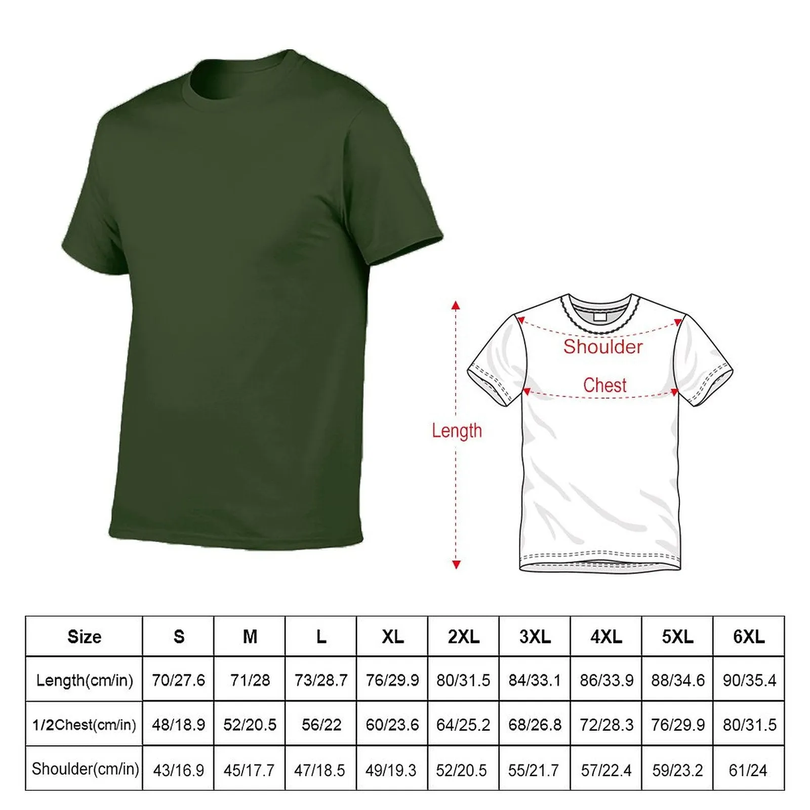 Create Your Own 150gsm Short Sleeve T-Shirt-Front Print Only-S to 6XL-Various Colors