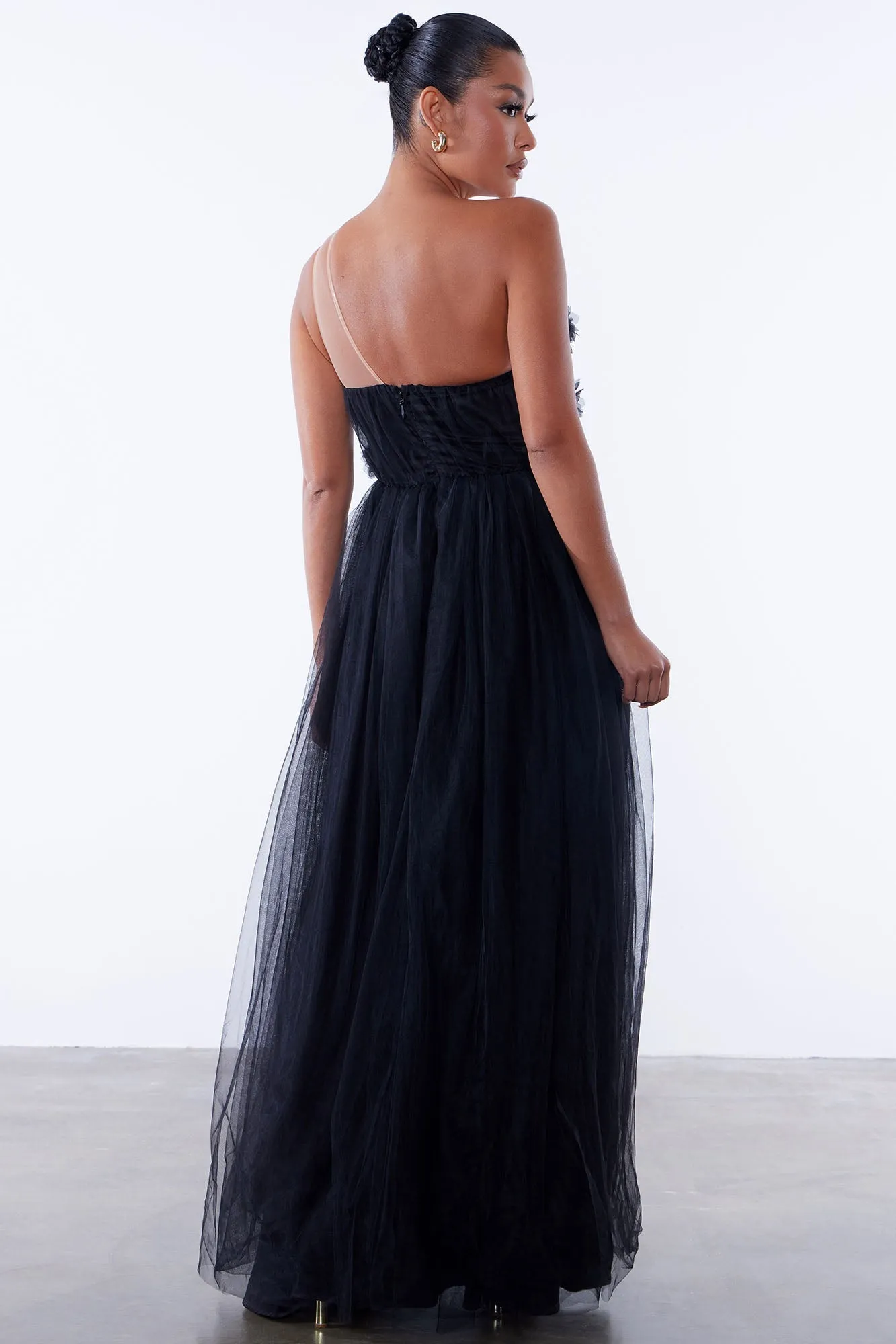 Dahlia Tulle Gown - Black