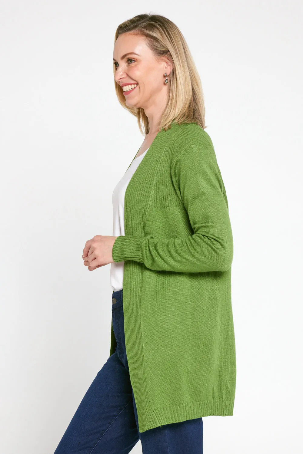 Dani Cotton Cardigan - Green