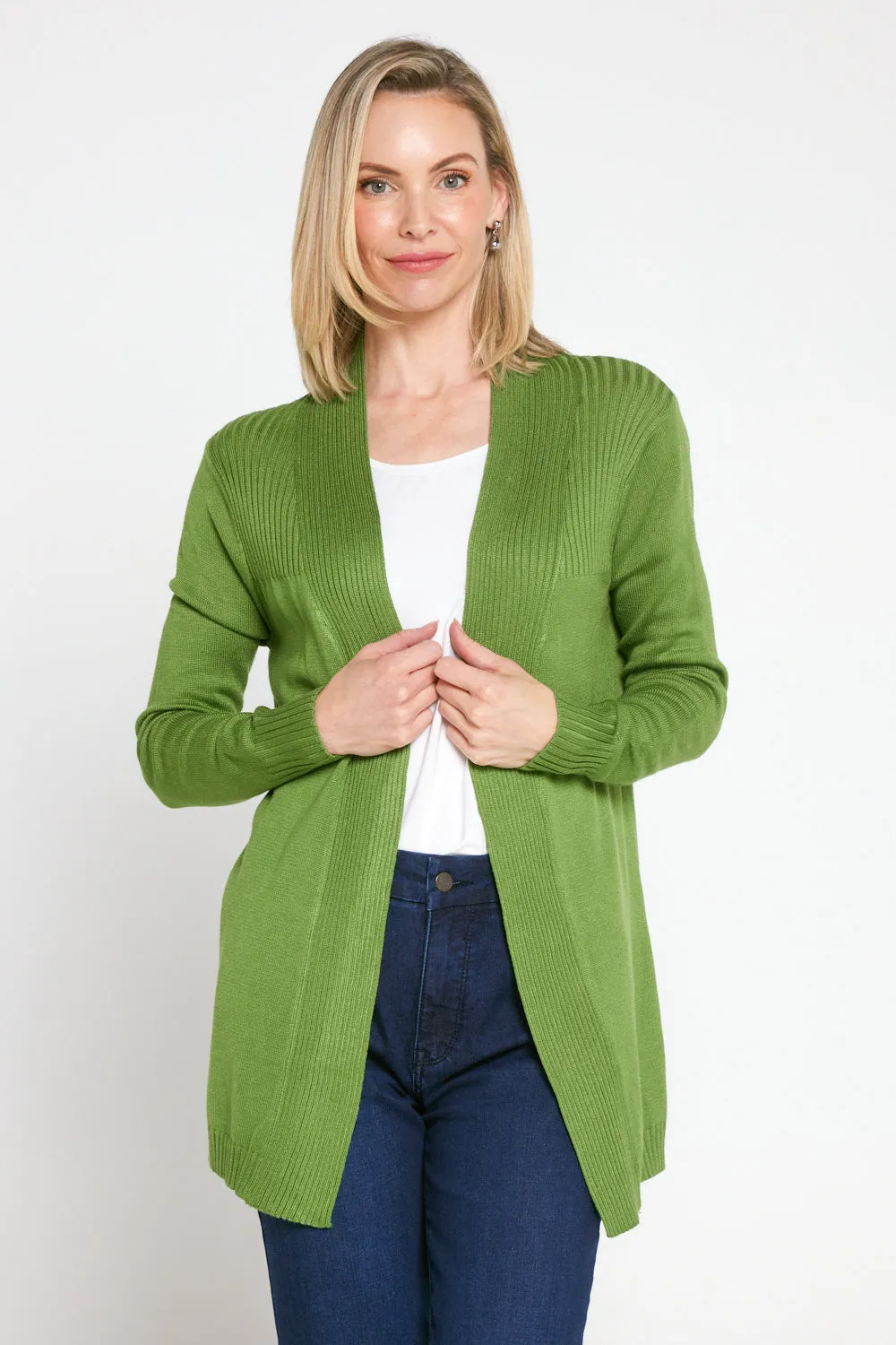 Dani Cotton Cardigan - Green