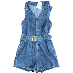 Denim Romper