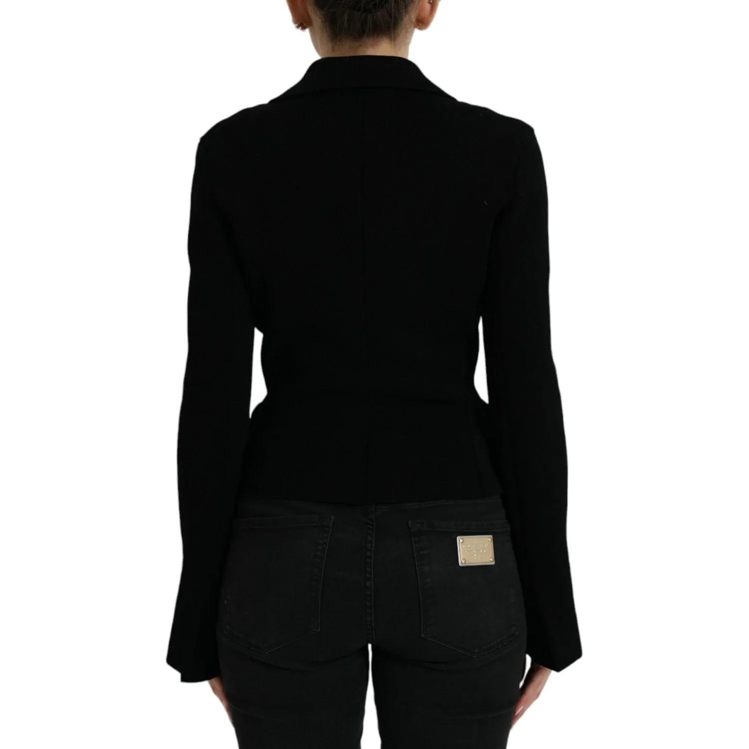 Dolce & Gabbana Elegant Black Designer Blazer for Women