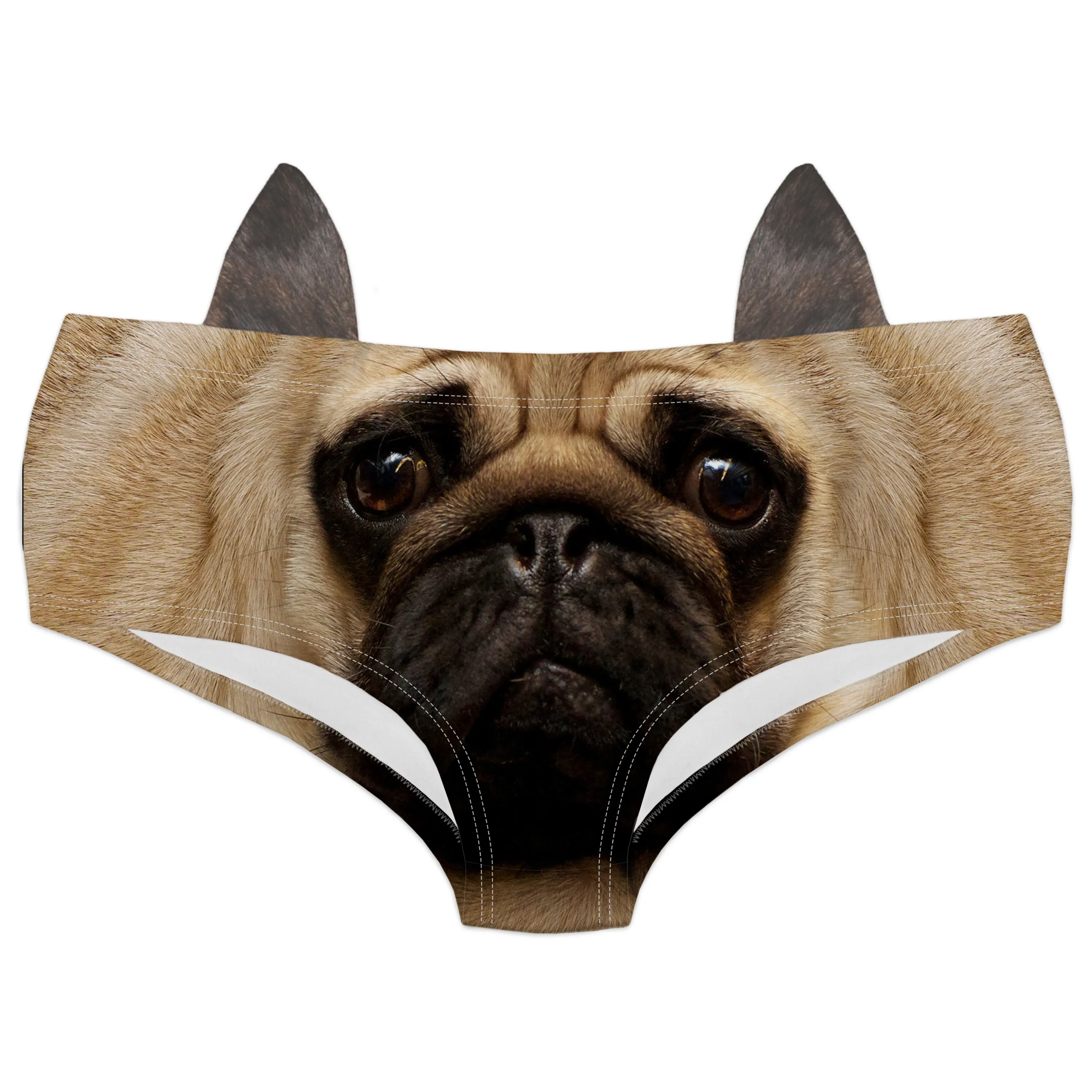 Ear Pantie - Pug (6-10 UK Size)